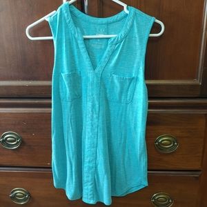 Sonoma turquoise tank top